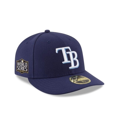 Sapca New Era Tampa Bay Rays MLB World Series Side Patch Low Profile 59FIFTY Fitted - Albastri